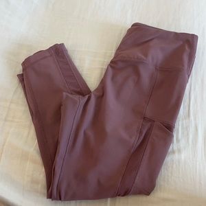 Mauve yoga pants